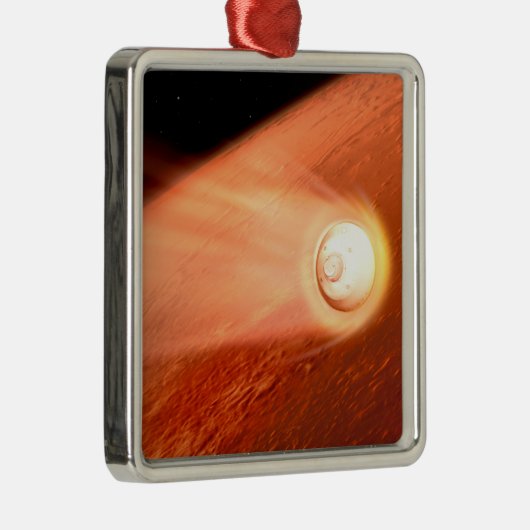 Aeroshell mit Dauerabstieg in die Mars Ornament Aus Metall (Rechts)