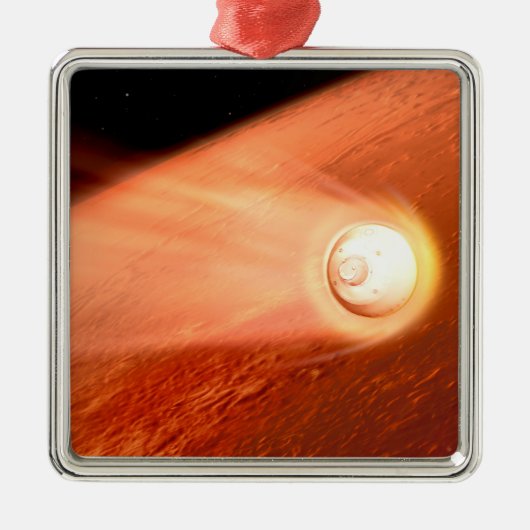 Aeroshell mit Dauerabstieg in die Mars Ornament Aus Metall (Vorne)