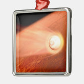 Aeroshell mit Dauerabstieg in die Mars Ornament Aus Metall (Links)