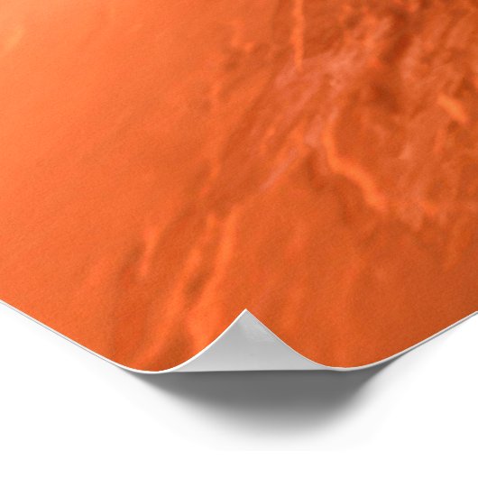 Aeroshell mit Dauerabstieg in die Mars Poster (Ecke)