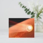 Aeroshell mit Dauerabstieg in die Mars Postkarte (Stehend Vorderseite)