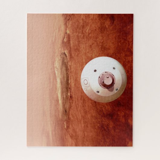 Aeroshell mit Dauerabstieg in die Mars Puzzle (Vertikal)