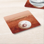 Aeroshell mit Dauerabstieg in die Mars Rechteckiger Pappuntersetzer (angewinkelt)