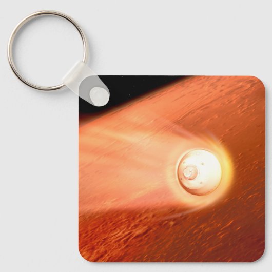 Aeroshell mit Dauerabstieg in die Mars Schlüsselanhänger (Vorderseite)