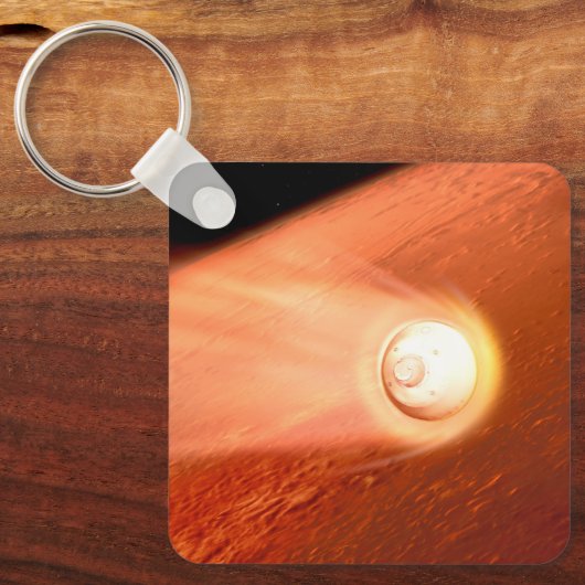 Aeroshell mit Dauerabstieg in die Mars Schlüsselanhänger (Vorderseite)