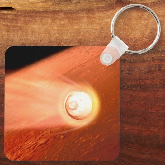 Aeroshell mit Dauerabstieg in die Mars Schlüsselanhänger (Rückseite)