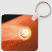 Aeroshell mit Dauerabstieg in die Mars Schlüsselanhänger (Rückseite)