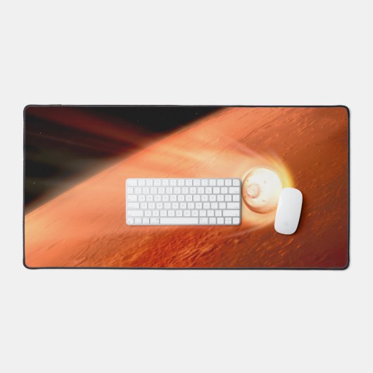 Aeroshell mit Dauerabstieg in die Mars Schreibtischunterlage (Tastatur & Maus)