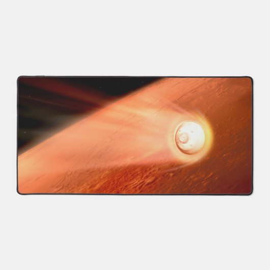 Aeroshell mit Dauerabstieg in die Mars Schreibtischunterlage (Vorderseite)