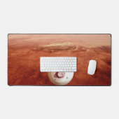 Aeroshell mit Dauerabstieg in die Mars Schreibtischunterlage (Tastatur & Maus)