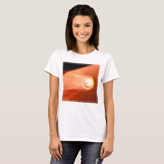 Aeroshell mit Dauerabstieg in die Mars T-Shirt (Vorne ganz)