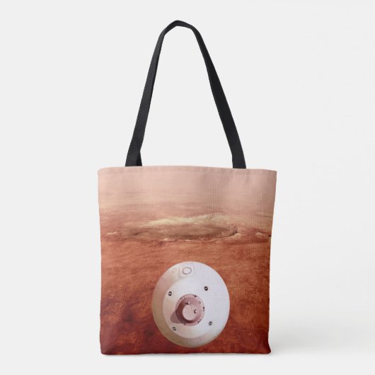 Aeroshell mit Dauerabstieg in die Mars Tasche (Rückseite)