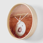 Aeroshell mit Dauerabstieg in die Mars Uhr (Winkel)