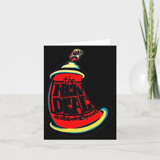 Aerosol neues Skateboard-Design Karte (Vorderseite)