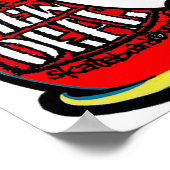 Aerosol neues Skateboard-Design Poster (Ecke)