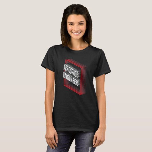Aerospace Engineer Job Title Appreciation Retro T-Shirt (Vorne ganz)