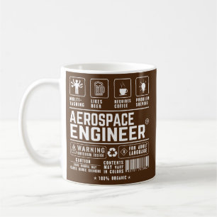 Aerospace Engineer Multitasking-Bier-Kaffee Kaffeetasse