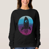 Aerospace Engineer Retro Sunset Aeronautical Space Sweatshirt (Vorderseite)