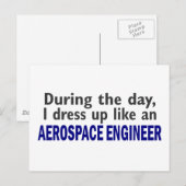 AEROSPACE ENGINEER während des Tages Postkarte (Vorne/Hinten)