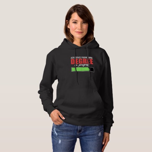 Aerospace Engineering Degree In Progress Engineer Hoodie (Vorne ganz)