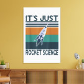 Aerospace Engineering gifts It's Just Rocket Leinwanddruck (Insitu (Wohnzimmer))
