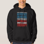 Aerospace Engineering Is Therapy  Engineer Graphic Hoodie (Vorderseite)