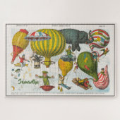 Aerostatisches Magazin (1878) von Augusto Grossi N Puzzle (Horizontal)