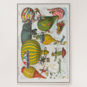 Aerostatisches Magazin (1878) von Augusto Grossi N Puzzle (Vertikal)