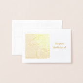 Aerosteon Happy Holidays Foil Card Folienkarte (Vorderseite mit Umschlag)