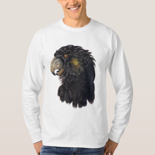 Aert Schouman Vogelkopf Langarm T-Shirt (Vorderseite)