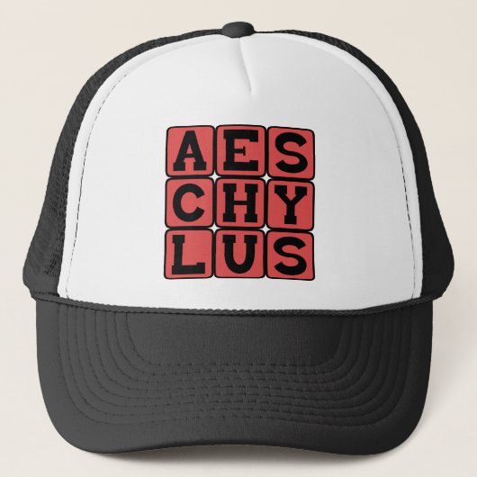 Aeschylus, griechischer Tragedian Truckerkappe (Vorderseite)