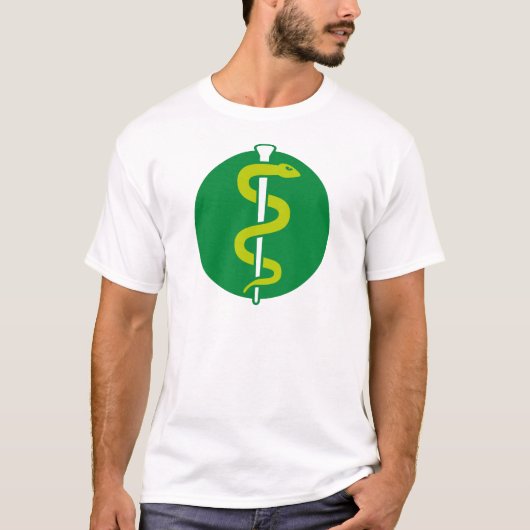 aesculap snake medician doctor medical personal T-Shirt (Vorderseite)