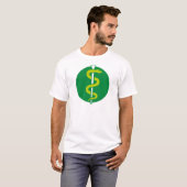 aesculap snake medician doctor medical personal T-Shirt (Vorne ganz)