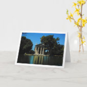 Aesculapius Tempel, Villa Borghese Gärten Rom Karte (Gelbe Blume)