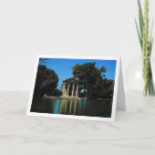 Aesculapius Tempel, Villa Borghese Gärten Rom Karte (Vorderseite)