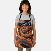 Aeskulapische Schlange Mosaik Farbiges Muster Schürze (Insitu)