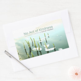 Aesop Inspirational Quote Sticker "Kindness"