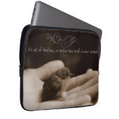 Aesop Inspirational Zitat "Akt der Kindheit" Laptopschutzhülle (Vorne Rechts)