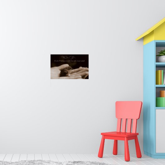 Aesop Inspirational Zitat "Akt der Kindheit" Poster (Kinderzimmer 1)