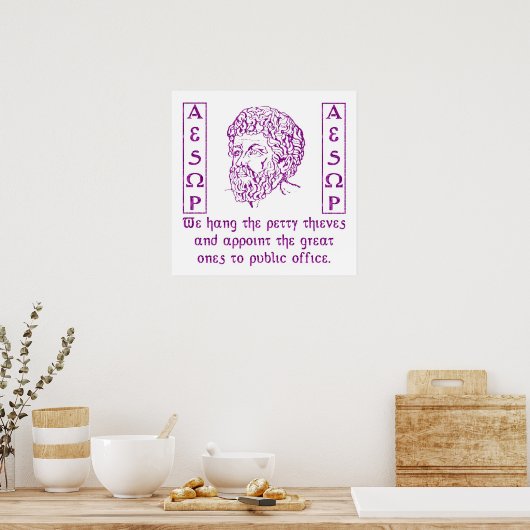 Aesop Poster (Küche)