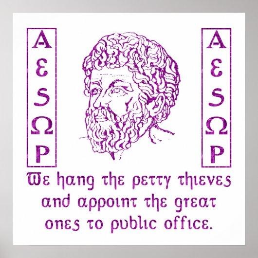 Aesop Poster (Vorne)