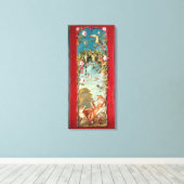 Aesop's Fable Der Fuchs und die Trauben Leinwanddruck (Insitu (Holzboden))