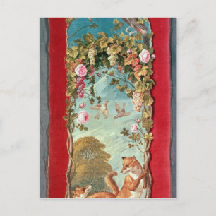 Aesop's Fable Der Fuchs und die Trauben Postkarte