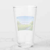 Aesops gefabeltes Quellwasser Glas (Rückseite)