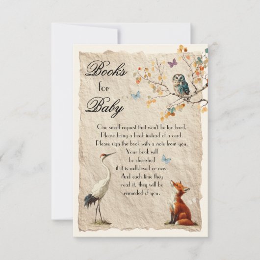 Aesop's Storybook Books for Baby Cards Einladung (Vorderseite)