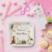 Aesop's Storybook Characters Baby Shower Pappteller (Party)