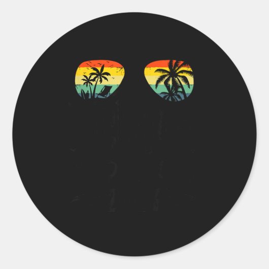 Aesthetic 2026 Spring Break Friends Family Matchin Runder Aufkleber (Vorderseite)