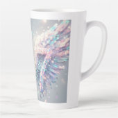 Aesthetic Angel Trendy Y2K 2000s Futuristic Neon Milchtasse (Rechts)