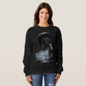 Aesthetic Art History David of Michelangelo Retro Sweatshirt (Vorne ganz)