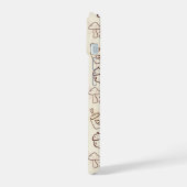 Aesthetic Autumn Doodle Pattern Phone Case iPhone 15 Hülle (Linke Seite)